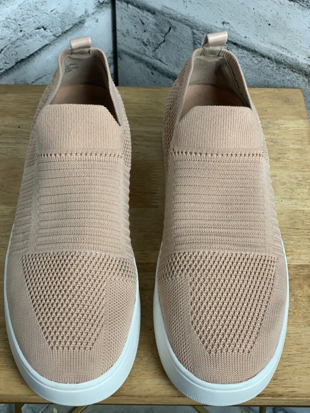 Steve Madden Shoes Women's 9.5 M Pink Woven Slip On Mesh Casual Comfort Sneakers - Picture 5 of 11